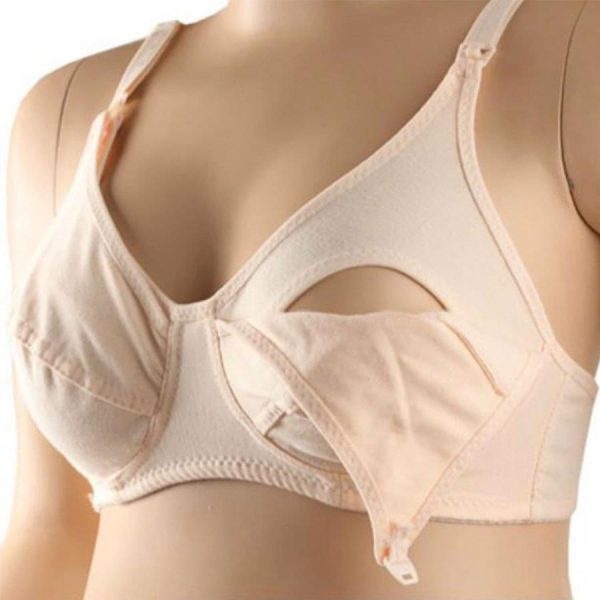 DOMI Nursing Bra for Breastfeeding&Pregnancy Front Double Button