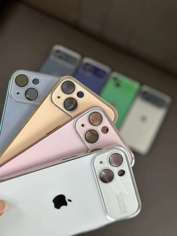 Luxury Full Camera Protection Liquid Silicone Case for iPhone 17 16 15 11 13 12 14 Pro Max Makaron Pure Color Slim Matte Soft Cover