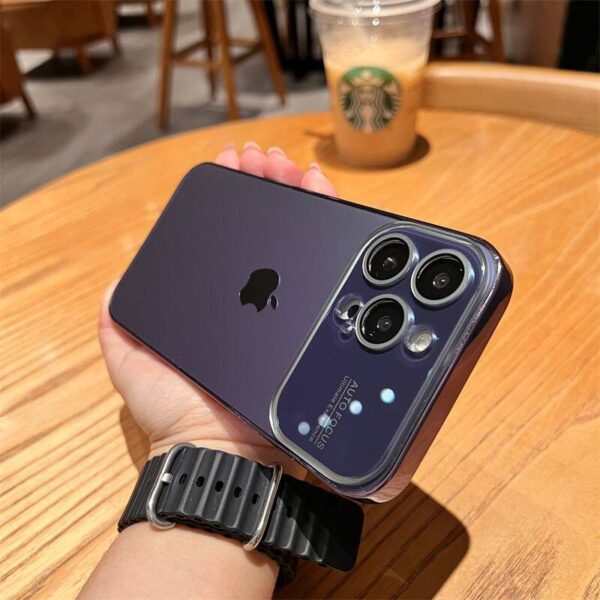 Luxury Full Camera Protection Liquid Silicone Case for iPhone