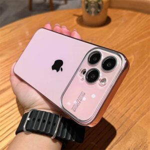 Luxury Full Camera Protection Liquid Silicone Case for iPhone